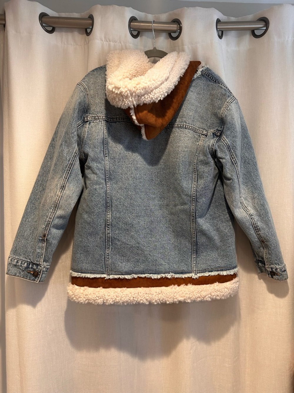 Free People We The Free Magnolia Denim Jacket XS - Picture 2 of 12